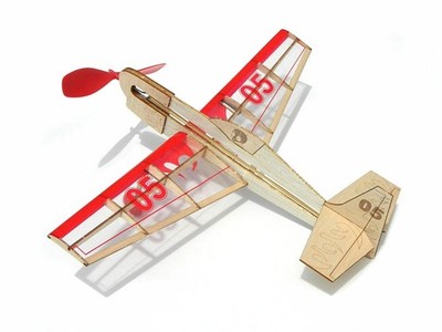 Guillows 4505 Stunt Flyer Mini Laser Cut Jet Airplane Kit