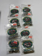 8 Packages Of Tin Sinkers. Fishing Supplies.  Water /Gremlin Green.  Fishermen.