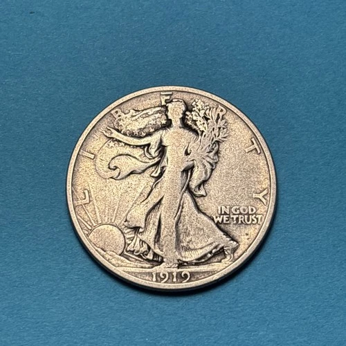 Photo of a 1919-D Walking Liberty Half Dollar from an eBay listing that sold on Jul 22, 2026