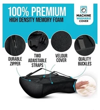 Comfortable Memory Foam Lumbar Cushion Back Support Pillow Car Home Office Chair