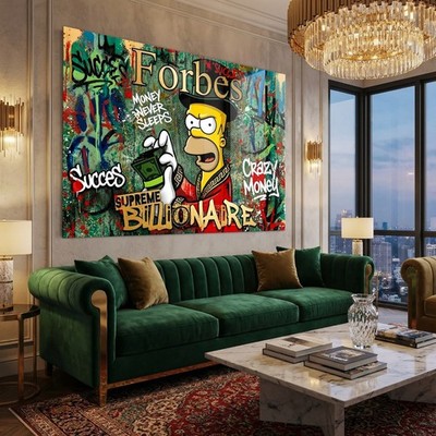 Forbes Pop Art Kunst, Wandbild Acrylglas, Leinwand oder Poster, Bild Deko