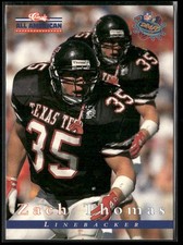 1996 CLASSIC NFL ROOKIES ZACH THOMAS TEXAS TECH RED RAIDERS #71