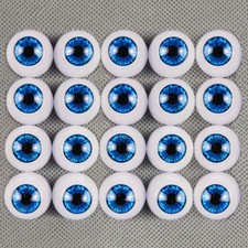 Lifelike Half Round Acrylic Eyes Eyeballs for Reborn Dolls Kit DIY Repair Supply