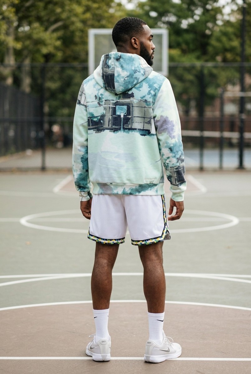 Nike Standard Issue Therma-FIT Pullover Basketball Hood Size L HV3516-345 View 4