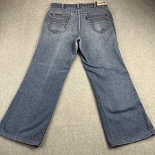 VTG 70s Levis Movin On Jeans Sz 32x26.5 Rivet Back Pockets Classic Flare READ