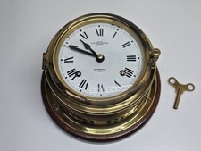 WEMPE Schiffsuhr mit Glockenschlag Chronometerwerke Hamburg ⚡BLITZBEREIT⚡