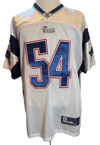 Vintage Reebok Authentic New England Patriots Tedy Bruschi Stitched Je