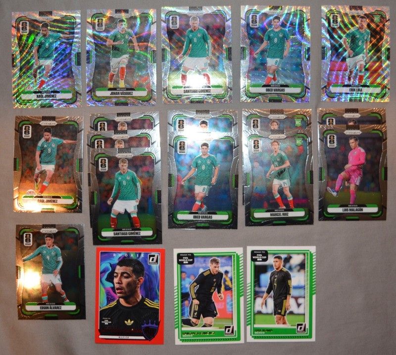 2026 Panini Prizm FIFA Mexico  Card Lot RC Refractors  World Cup Soccer