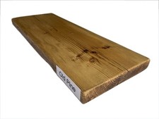 Rustic Scaffold Board Shelf Reclaimed Wood Wall Shelves + Heavy Duty Brackets