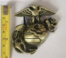 New United States Marines USMC EGA gold military Marines Belt Buckle