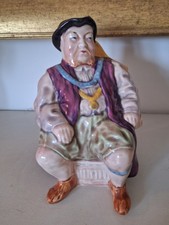 Vintage C1950s Melba Ware Henry VIII Character Toby Jug