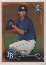 2016 Bowman Draft Chrome Top Prospects Orange Refractor 2/25 Chih-Wei Hu 4h5