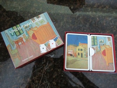 Vincent Van Gogh Museum 2 Decks Playing card Bedroom Yellow House Piatnik Vienna