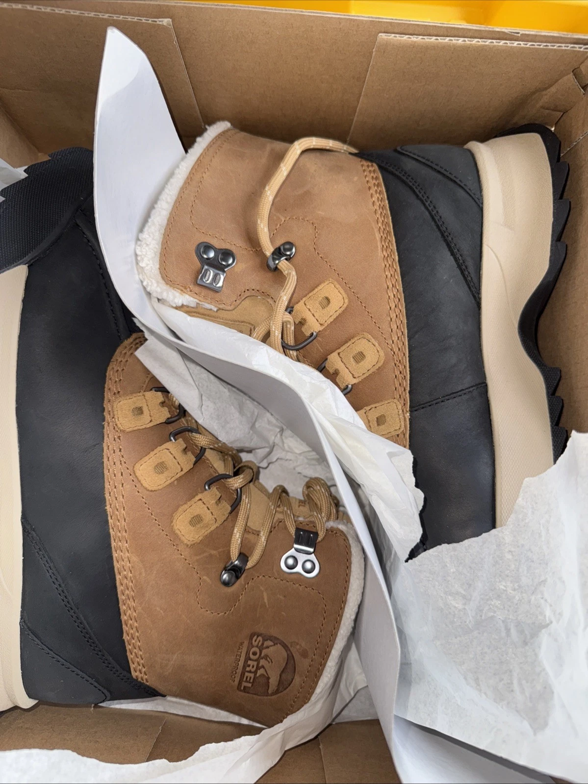 Sorel Scout 87 LUX WP Waterproof Insulated Boots CaribouBuff Size 9 1901086
