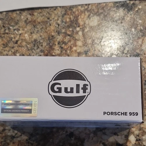 Hot Wheels Red Line Club Porsche 959 Gulf Blue & Orange Diecast 1:64 With Case