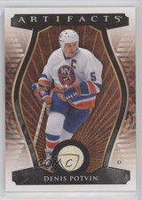 2023-24 Upper Deck Artifacts Legends Leather Denis Potvin #162 HOF e9p