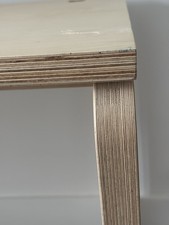 Birch Plywood Desk - Handmade Wood Desk W154cm D59cm H70cm