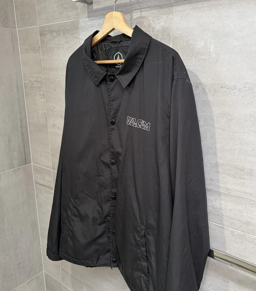 Volcom Men’s Windbreaker Jacket Black Size 2XL - Image 3 of 4