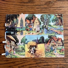 Vintage MP Die Cut Paper / Victorian Scraps / Decals. English scenes