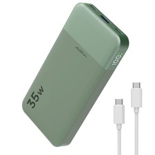 Power Bank Fast Charging 10000mAh 35W Portable Charger Small Battery Pack wit...