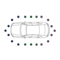 Neu - Bosch 0263009638 Sensor, Einparkhilfe FüR MERCEDES-BENZ Puch
