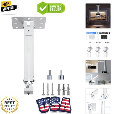 Extended Mini Projector Ceiling Mount Adjustable Wall Mount with Thread Adapt...