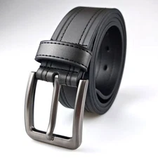 Men’s belts,Full Grain Genuine Leather Casual Dress Jeans Belts for Mens