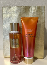 Victoria's Secret Mango Temptation Set Body Cream Mist Full Size  Gift Bag New