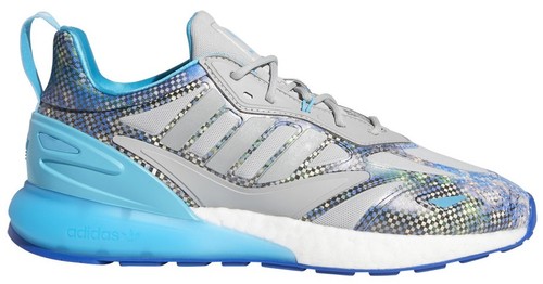 Ninja x adidas ZX 2K 2.0 Time In - Grey Cyan Pink | eBay