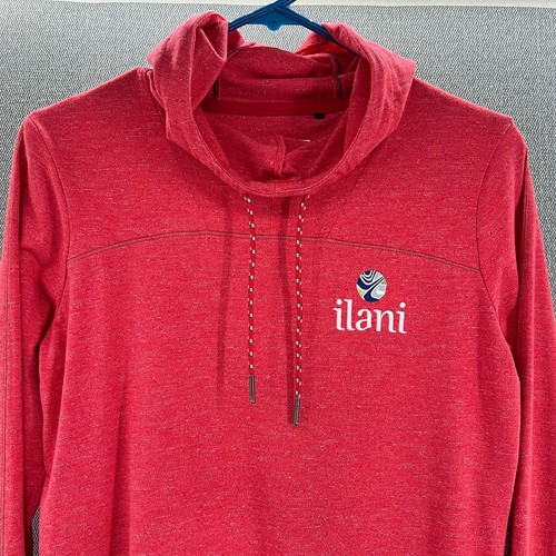 Columbia Pilsner Peak Hoodie ilani Resort Damen rot Pullover Daumenlöcher Größe M - Bild 2 von 11