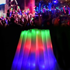 Glow Sticks Bulk - 20Pcs LED Foam Sticks Glow Batons with Three Modes Party F...