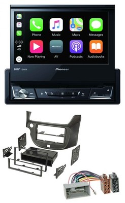 Pioneer DVD Bluetooth DAB USB MP3 Autoradio für Honda Jazz (ab 2009) dunkelgrau