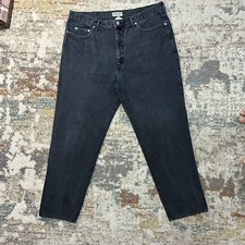Vintage Made in USA GUESS Black Jeans Fits 38x30 Charcoal Wash