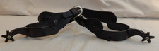 Black Bull Riding Style Western Cowboy Spurs - 92