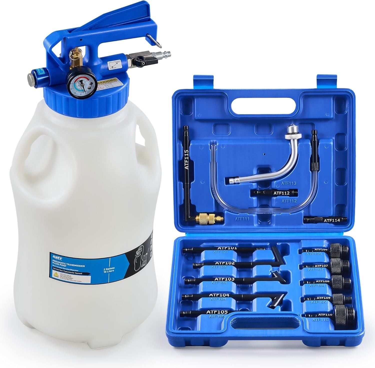 Extractor Pump And Dispenser Tool Kit, 10l Pneumatic Transm