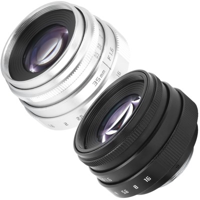 35mm F1.6 C Mount Large Aperture Manual Fixed Focus Portrait Camera Lens Acce CB