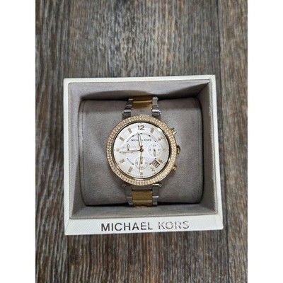 100 Michael Kors MK6626 Channing Silver Stainless Steel Dial 