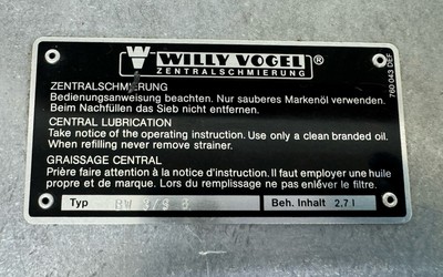 Willy Vogel Typ BW 3/S 6