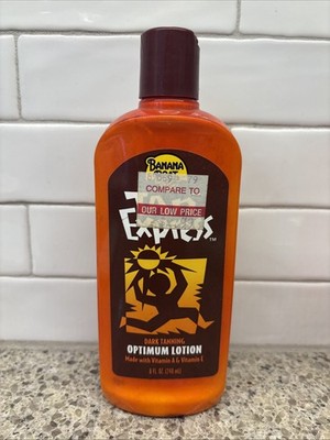 Vintage Banana Boat Tan Express Optimum Lotion Vitamin A E Movie Prop Collectibl