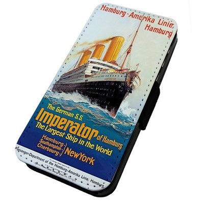 Bedruckte Flip Handyhülle iPhone, Samsung & Huawei Classic Liner Imperator