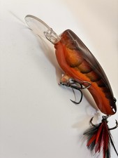 Handmade Crawfish Pattern Crankbait , Dives Between 5 To 8 Ft. Rotating Belly Hk