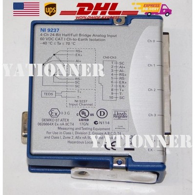 US Free TAX NEW NI NI-9237 NI9237 C Series Strain/Bridge Input.
