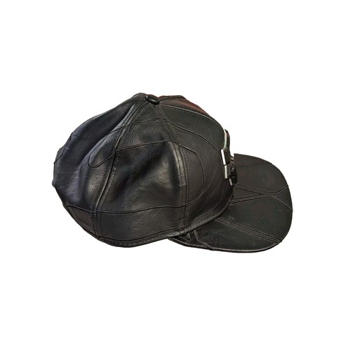 MARVEL Black Panther Hat Flat Brimmed Snapback One Size- fits most Faux Leather - Picture 7 of 10