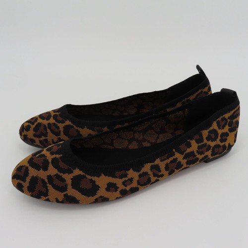 MIA Women 8.5 M EVANNA Leopard Cheetah Animal Print Round Toe Ballet Flat Shoes - Picture 12 of 12