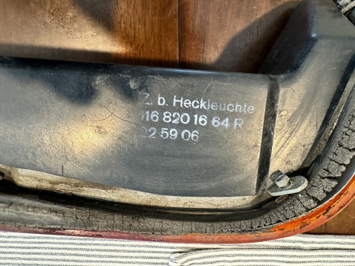 Mercedes W116 280SEL 450SEL 300SD OE Tail Lights Assembly Driver Passenger 73-80 - Picture 13 of 13