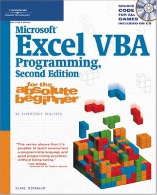 Microsoft Excel VBA Programming for..., Birnbaum, Duane