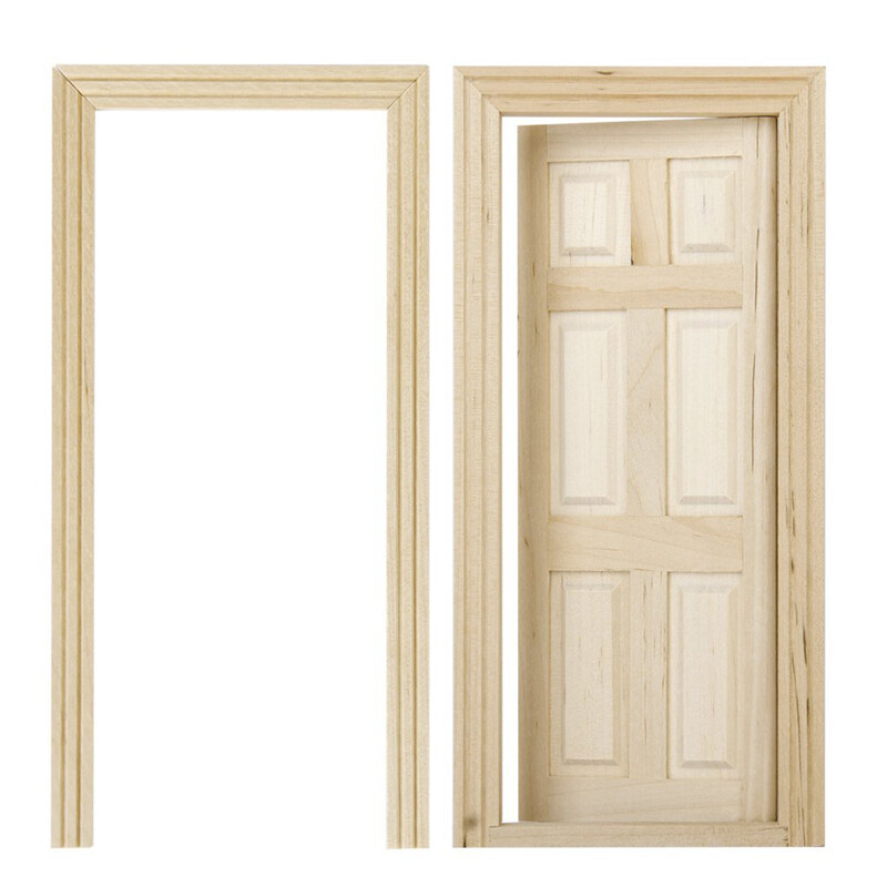 15X(1 12 bambolahouse Miniature 6 Panel Interior Wooden Door DIY Wood Coloree Q6N6 NW 15X(1 12 bambolahouse Miniature 6 Panel Interior Wooden Door DIY Wood Coloree Q6N6 NW acquistare ora