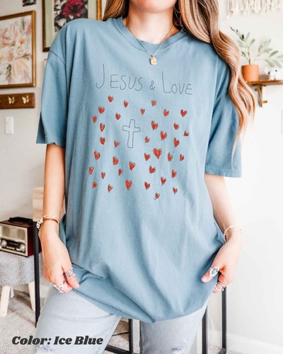 Christian T-Shirt For Women Jesus Tee Bible Verse Religious Scripture Faith Gift - Picture 3 of 8