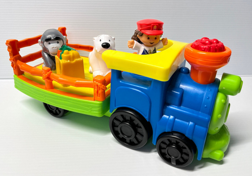 Fisher Price Little People Zoo Train Toy with Music and Sounds COMPLETE Working - 第 1/13 張圖片