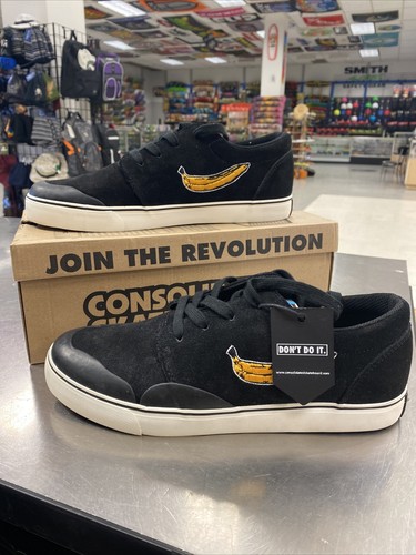 Consolidated Drunk 4 Black Skate Shoes 